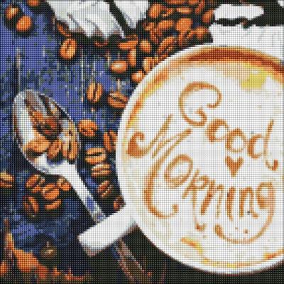 Opakowanie Diamentowa Mozaika - Good Morning 40x40cm