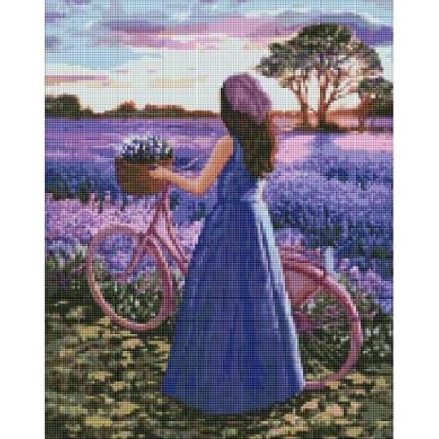 Opakowanie Diamentowa mozaika - Inspiracja lawendą 40x50cm