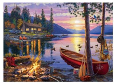 Opakowanie Diamentowa mozaika jezioro ognisko NO-1007415