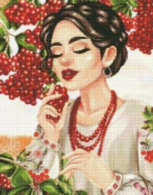 Opakowanie Diamentowa mozaika - Kalina czerwona 40x50cm