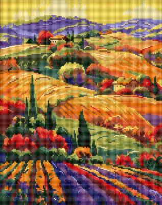 Opakowanie Diamentowa mozaika - Kolorowy krajobraz 40x50cm