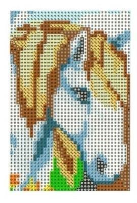 Opakowanie Diamentowa mozaika - Koń 10x15cm