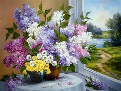 Opakowanie Diamentowa mozaika Kwiaty 60643