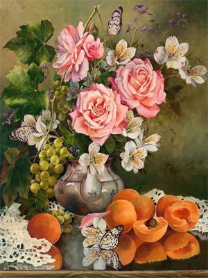 Opakowanie Diamentowa mozaika Kwiaty w wazonie 60251