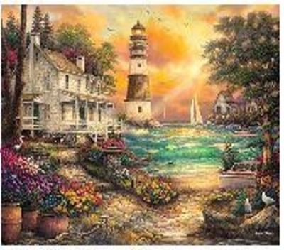 Opakowanie Diamentowa mozaika latarnia morska NO-1008296