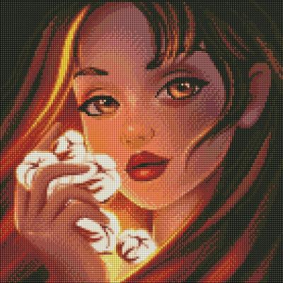 Opakowanie Diamentowa mozaika - Magiczna bawełna 40x40cm