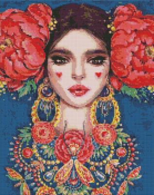 Opakowanie Diamentowa mozaika - Magiczne piękno 40x50cm