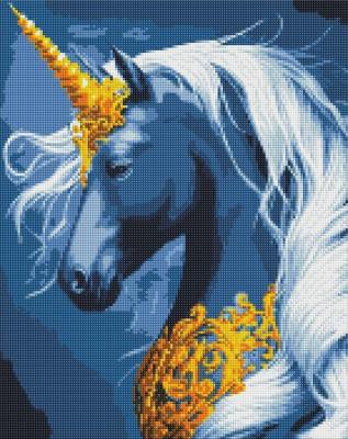 Opakowanie Diamentowa mozaika - Magiczny jednorożec 40x50cm