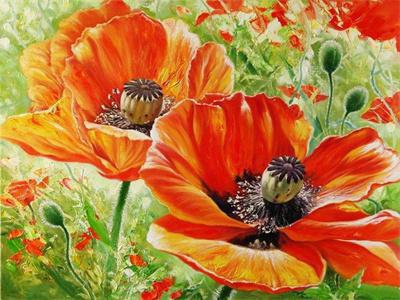 Opakowanie Diamentowa mozaika Maki 60470