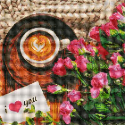 Opakowanie Diamentowa Mozaika - Najlepszy poranek 40x40cm