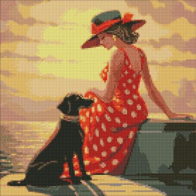 Opakowanie Diamentowa mozaika - Poranny spacer 40x40cm