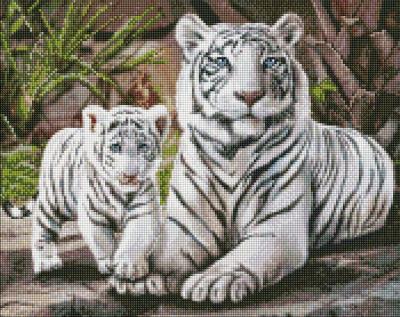 Opakowanie Diamentowa mozaika - Rodzina bengalska 40x50cm