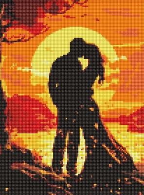 Opakowanie Diamentowa mozaika - Romans uczuć 30x40cm