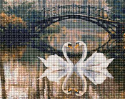 Opakowanie Diamentowa mozaika - Romantyczna historia 40x50cm