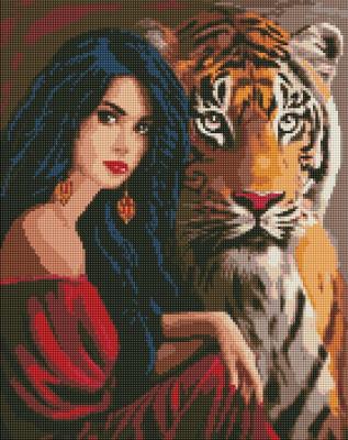 Opakowanie Diamentowa mozaika - Siła piękna 40x50cm