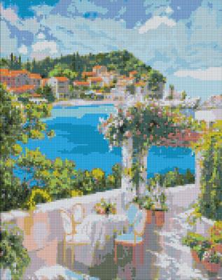 Opakowanie Diamentowa mozaika - Śniadanie nad morzem 40x50cm