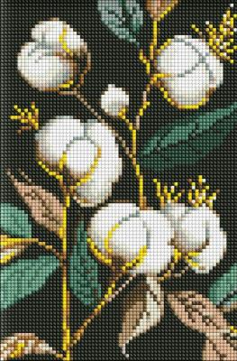 Opakowanie Diamentowa mozaika - Śnieżnobiała bawełna 20x30cm