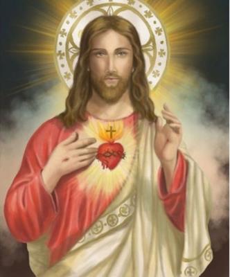 Opakowanie Diamentowa mozaika święte Jezus z sercem NO-1006984