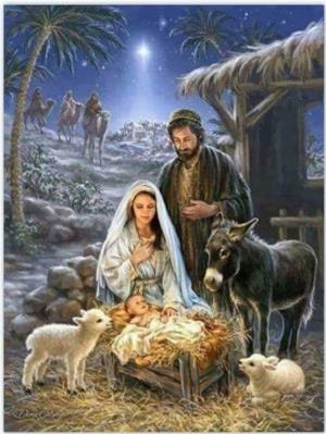 Opakowanie DIAMENTOWA MOZAIKA ŚWIĘTE STAJENKA  PRZYJŚCIE 3 KRÓLI NO-1009396