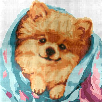 Opakowanie Diamentowa mozaika - Szczęśliwy szpic 30x30cm