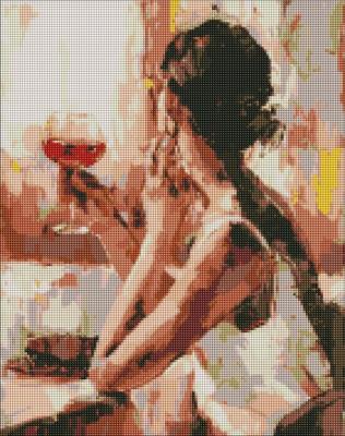 Opakowanie Diamentowa mozaika - Tajemniczy nieznajomy 40x50cm