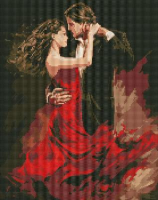 Opakowanie Diamentowa mozaika - Tango miłości 40x50cm