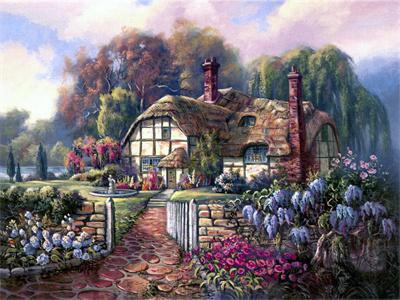 Opakowanie Diamentowa mozaika Urocza chatka 60693