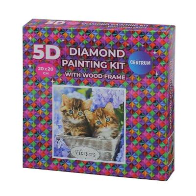 Opakowanie Diamentowa mozaika w ramce - Kotki 20x20 89776