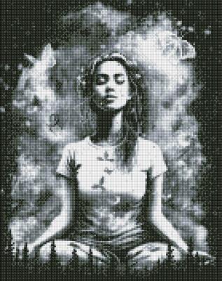 Opakowanie Diamentowa mozaika - W zgodzie ze świat 40x50cm