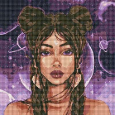 Opakowanie Diamentowa mozaika - Widok przestrzeni 40x40cm