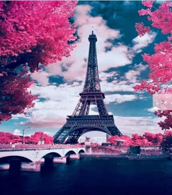 Opakowanie Diamentowa mozaika Wieża eifla NO-1006709