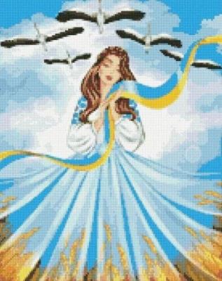 Opakowanie Diamentowa mozaika - Wszystko będzie Ukrainą 40x50