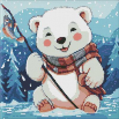 Opakowanie Diamentowa mozaika - Zimowy połów 30x30cm