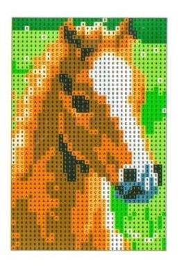 Opakowanie Diamentowa mozaika - Źrebak 10x15cm