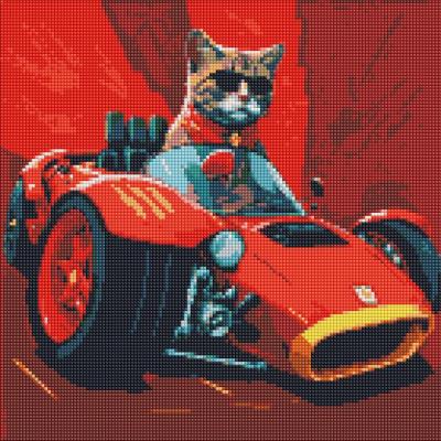 Opakowanie Diamentowa mozaika - Życie z prędkością 40x40cm