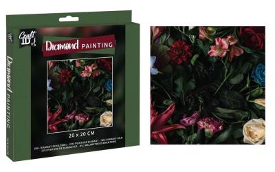 Opakowanie Diamentowy obraz - Kwiaty 20x20cm