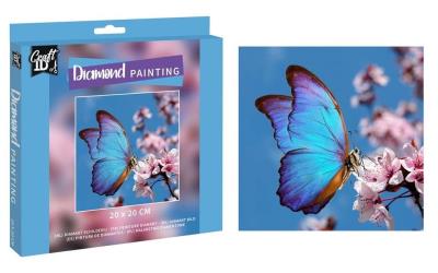 Opakowanie Diamentowy obraz - Motyl 20x20cm