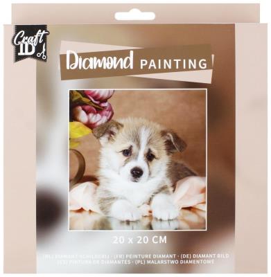 Opakowanie Diamentowy obraz - Pies 20x20cm