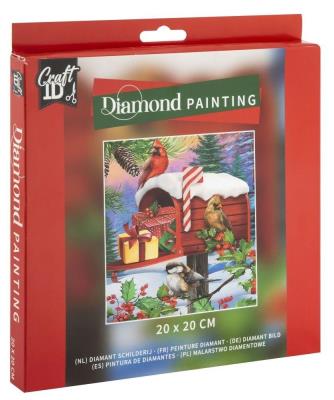 Opakowanie Diamentowy obraz - Świąteczna skrzynka 20x20cm