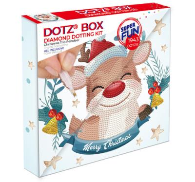 Opakowanie Diamond Dotz Dotz Box Christmas Trio Reindeer