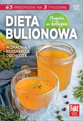 Dieta bulionowa. Autor: Joanna Zielewska. SmakLiter.pl Okładka książki Dieta bulionowa