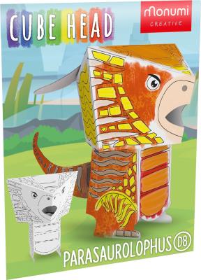 Dino Parasaurolophus Cube Head MCH000116. Wydawca: Monumi. SmakLiter.pl Opakowanie Dino Parasaurolophus Cube Head MCH000116