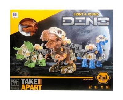 Opakowanie Dinozaur do skręcania z dźwiękiem i światłem