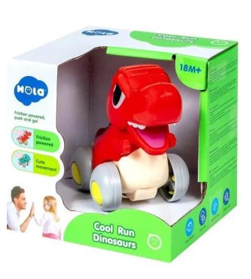 Opakowanie Dinozaur interaktywny z napędem czerwony