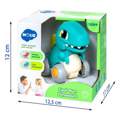 Opakowanie Dinozaur interaktywny z napędem niebieski