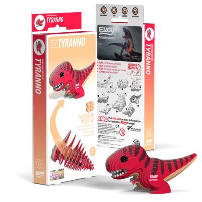 Opakowanie Dinozaur Tyranno Eugy. Eko Układanka 3D