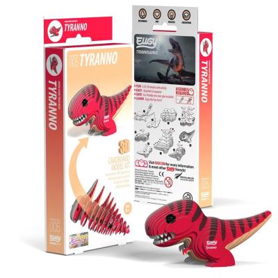 Opakowanie Dinozaur Tyranozaur Eugy. Eko Układanka 3D