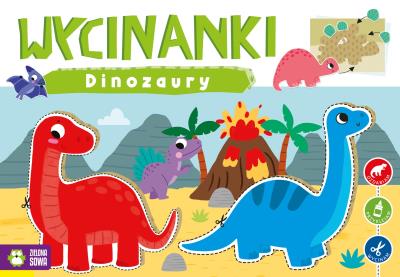 Okładka książki Dinozaury. Wycinanki