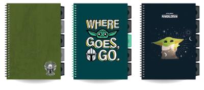 Opakowanie DISNEY FASHION - KOŁOBRULION B5 / 100 K. 3 SZT. MIX / MANDALORIAN /3/