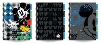 Opakowanie DISNEY FASHION - KOŁOBRULION B5 / 100 K. 3 SZT. MIX /MICKEY MOUSE /3/